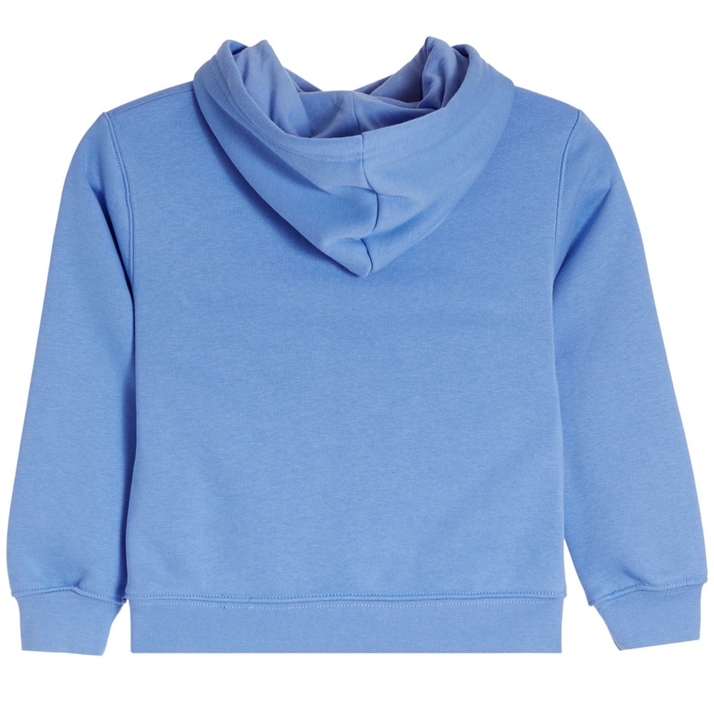 🆕 Nike Air Jordan MJ Brooklyn Fleece Hoodie Boys Medium University Blue NWT - Picture 2 of 8
